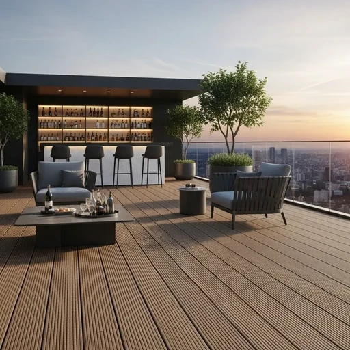 Доска террасная лиственница вельвет 45*190*3000, сорт Э (0,57м2)